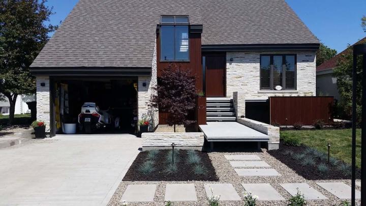 Aménagement extérieur résidentiel Laval